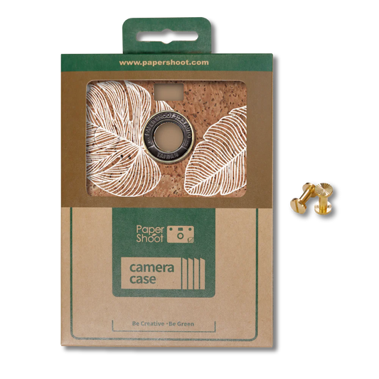 Cork Case - White Leaf