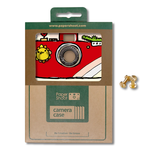 Paper Case - Hand Drawing (Red)