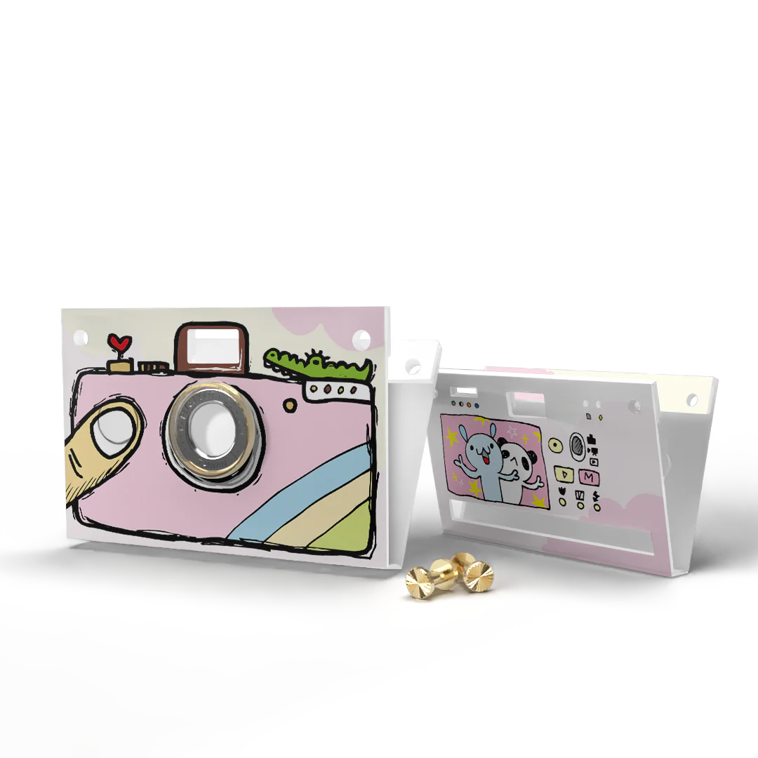 Paper Case : Hand Drawing (Pink)