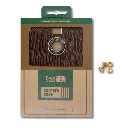 Leather Case - Dark Camel Brown