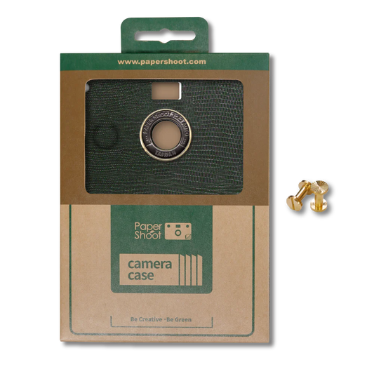 Leather Case - Spruce Green