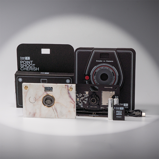 Paper Camera - Stone Pattern (Bianca Rose)