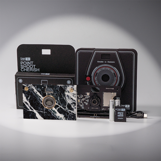 Paper Camera - Stone Pattern (Nero Marquina)