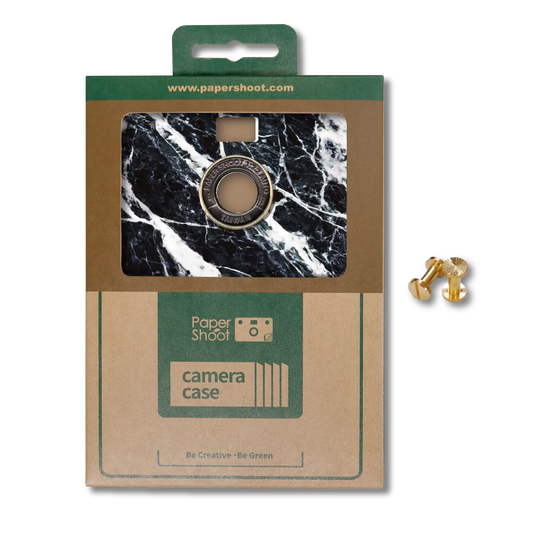 Paper Case - Stone Pattern (Nero Marquina)