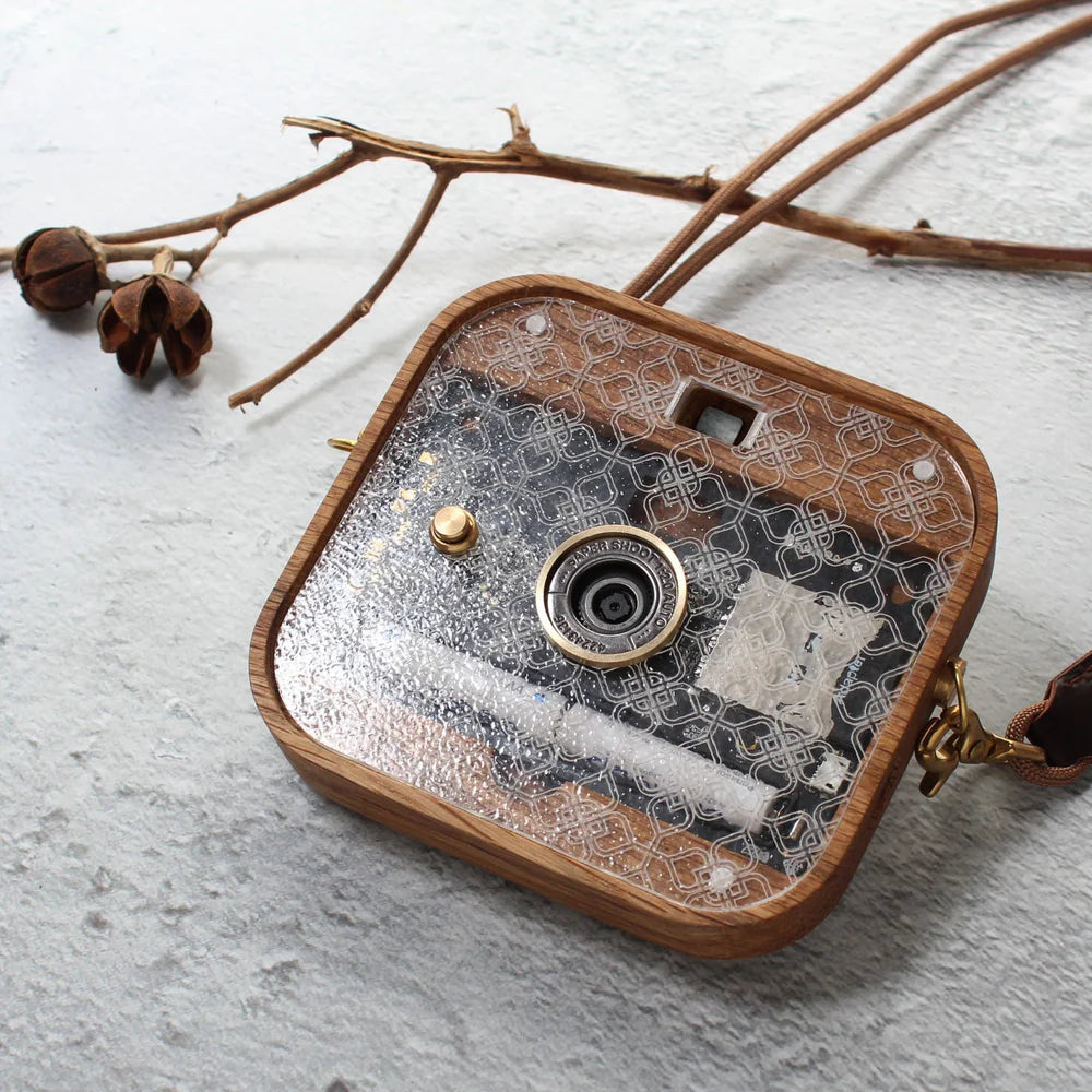Thinkk & Shoot Camera - Vintage Glass (Begonia Flower)