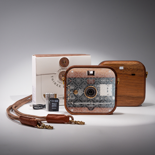 Thinkk & Shoot Camera - Vintage Glass (Begonia Flower)