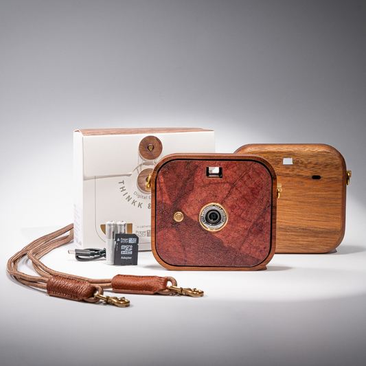 Thinkk & Shoot Camera : Leaf (Red Brown Summer Evening)