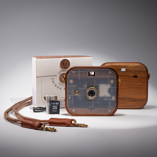 Thinkk & Shoot Camera - Vintage Glass (Sliver Stars)