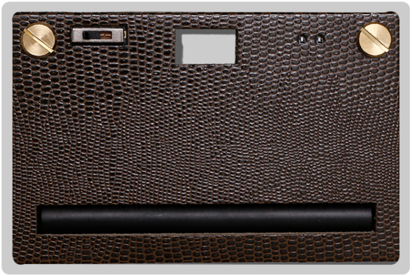 Leather Case : Dark Camel Brown