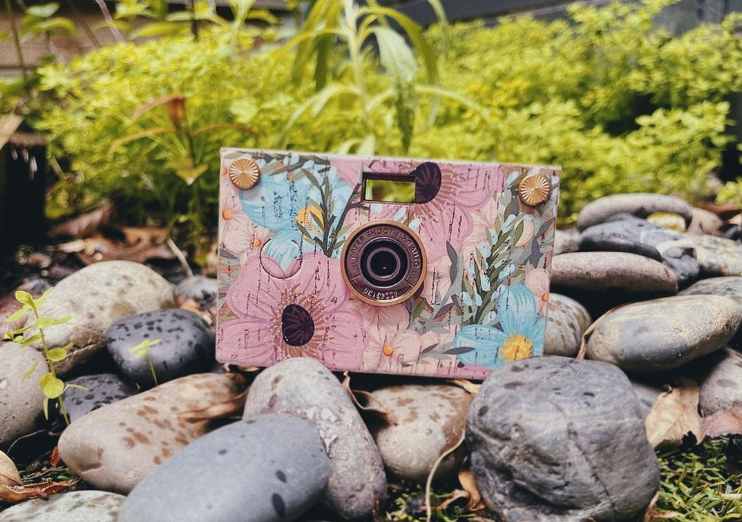 Cork Camera - Secret Garden