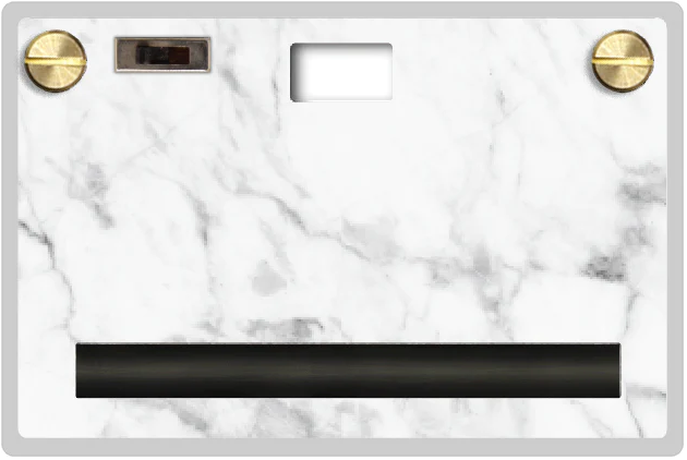 Paper Case - Stone Pattern (Arabescato Corchia)