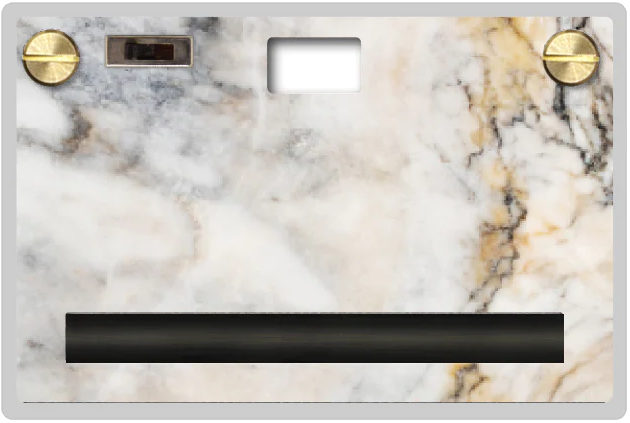 Paper Case - Stone Pattern (Calcutta Gold)