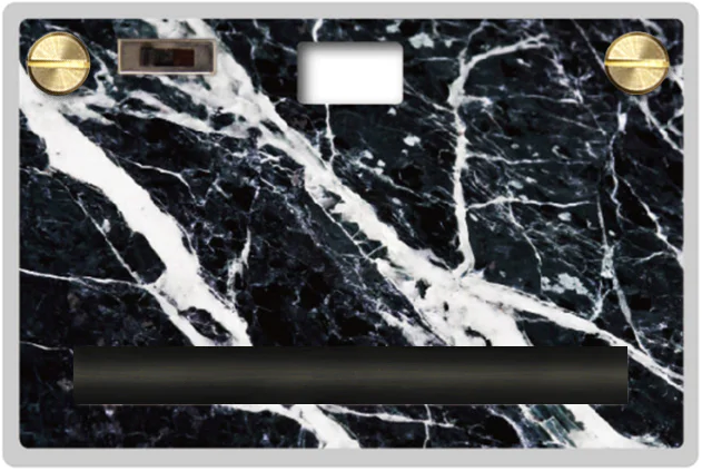 Paper Case - Stone Pattern (Nero Marquina)