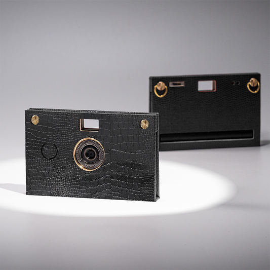 Leather Camera - Ink Black