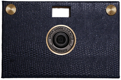 Leather Camera : Midnight Blue