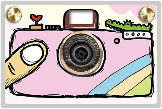 Paper Case : Hand Drawing (Pink)