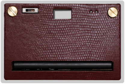 Leather Case : Burgundy Red
